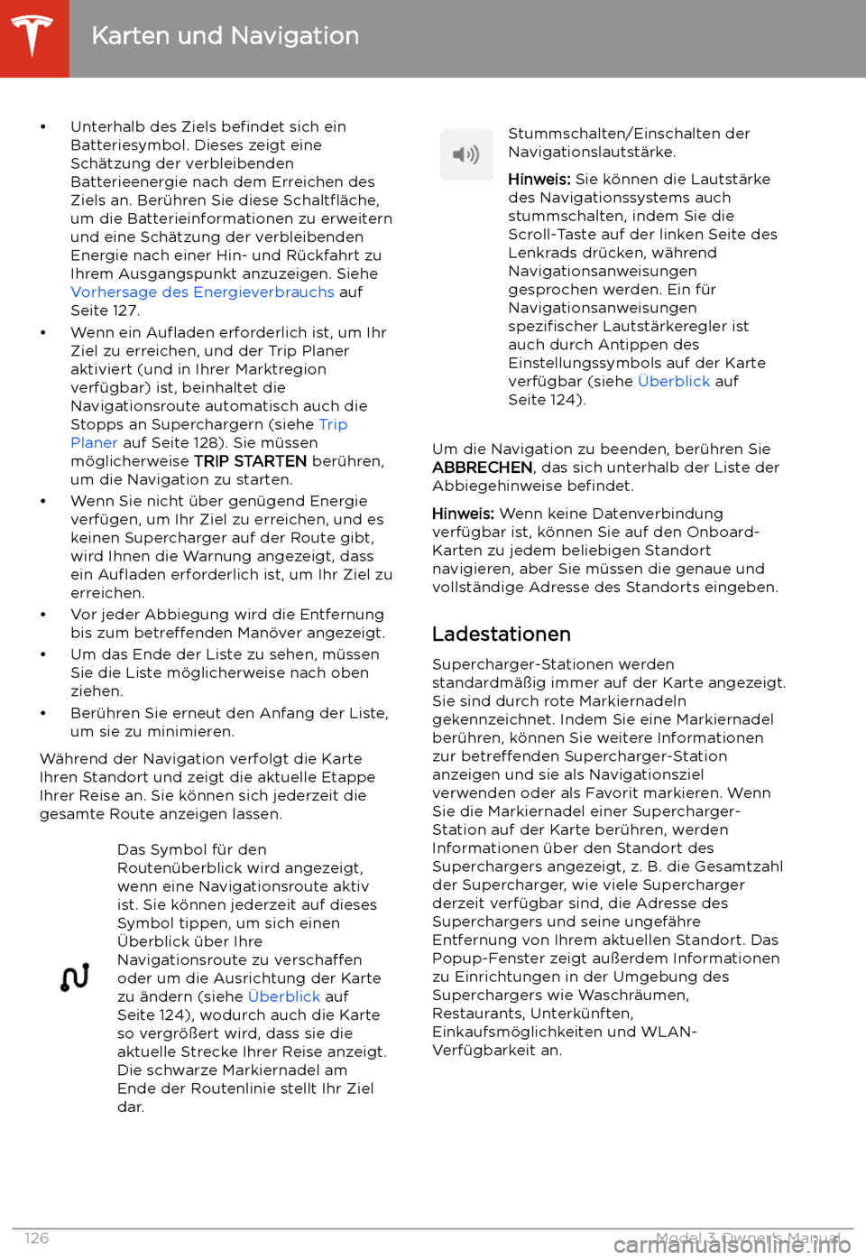 TESLA MODEL 3 2019 Betriebsanleitung (in German) TESLA MODEL 3 2019 Betriebsanleitung (in German)