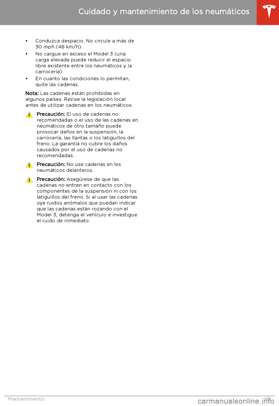 TESLA MODEL 3 2019 Manual del propietario (in Spanish) TESLA MODEL 3 2019 Manual del propietario (in Spanish)