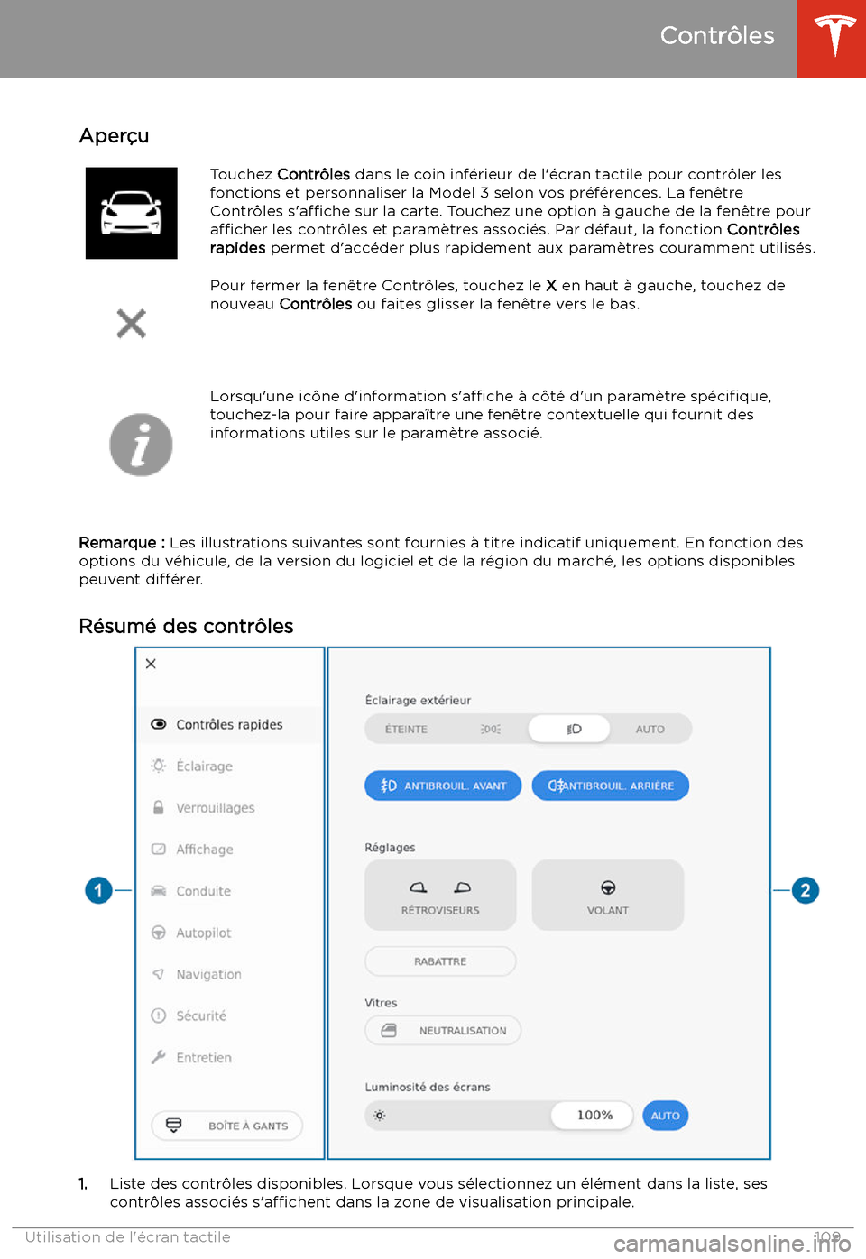TESLA MODEL 3 2019 Manuel du propriétaire (in French) Utilisation de l TESLA MODEL 3 2019 Manuel du propriétaire (in French) Utilisation de l