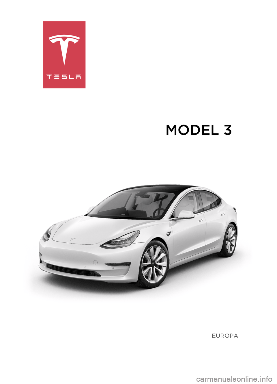 TESLA MODEL 3 2019  Manuale del proprietario (in Italian) 