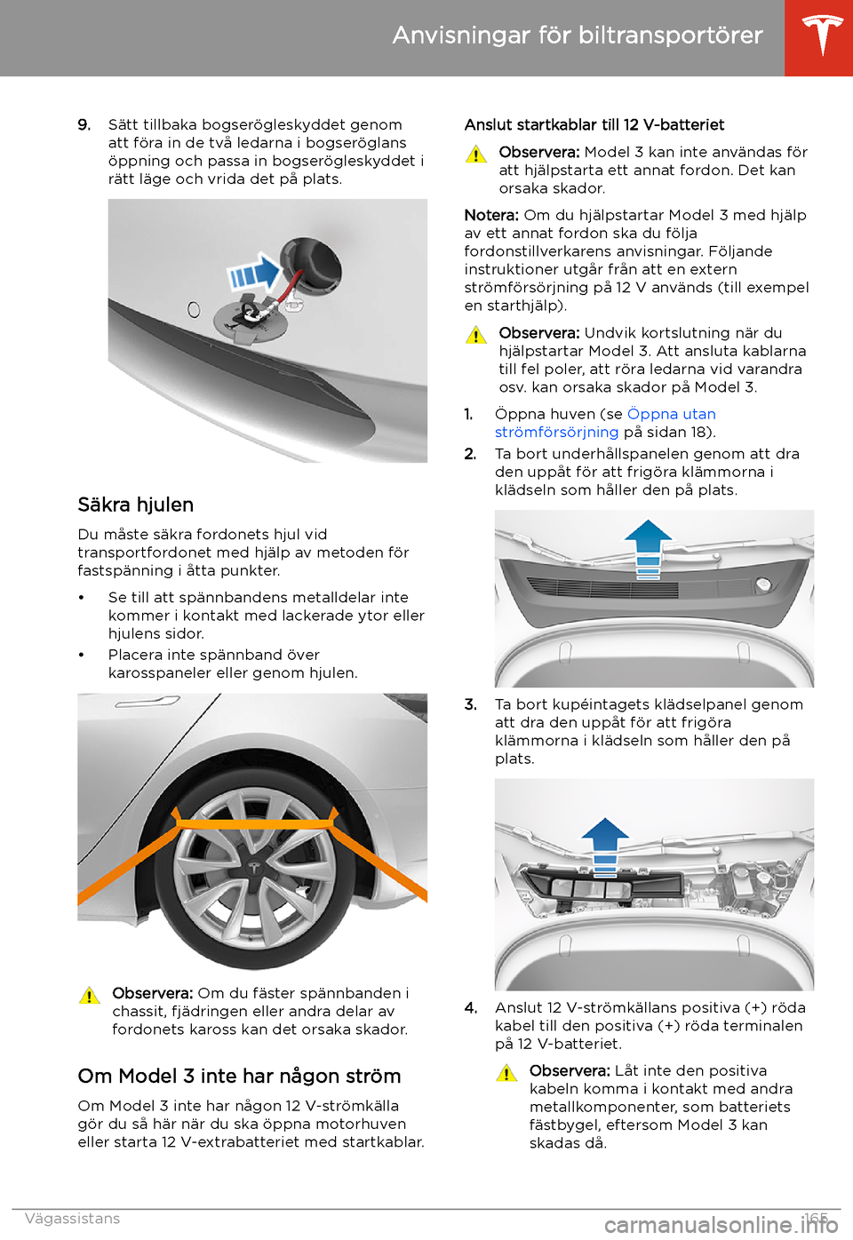 TESLA MODEL 3 2019 Ägarmanual (in Swedish) 9.S TESLA MODEL 3 2019 Ägarmanual (in Swedish) 9.S