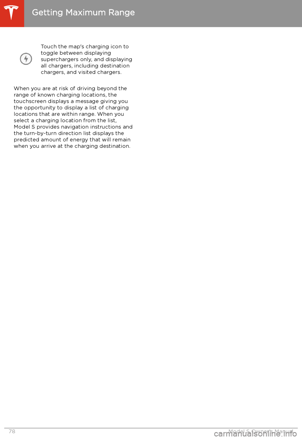 TESLA MODEL S 2020 Manual PDF Touch the map TESLA MODEL S 2020 Manual PDF Touch the map