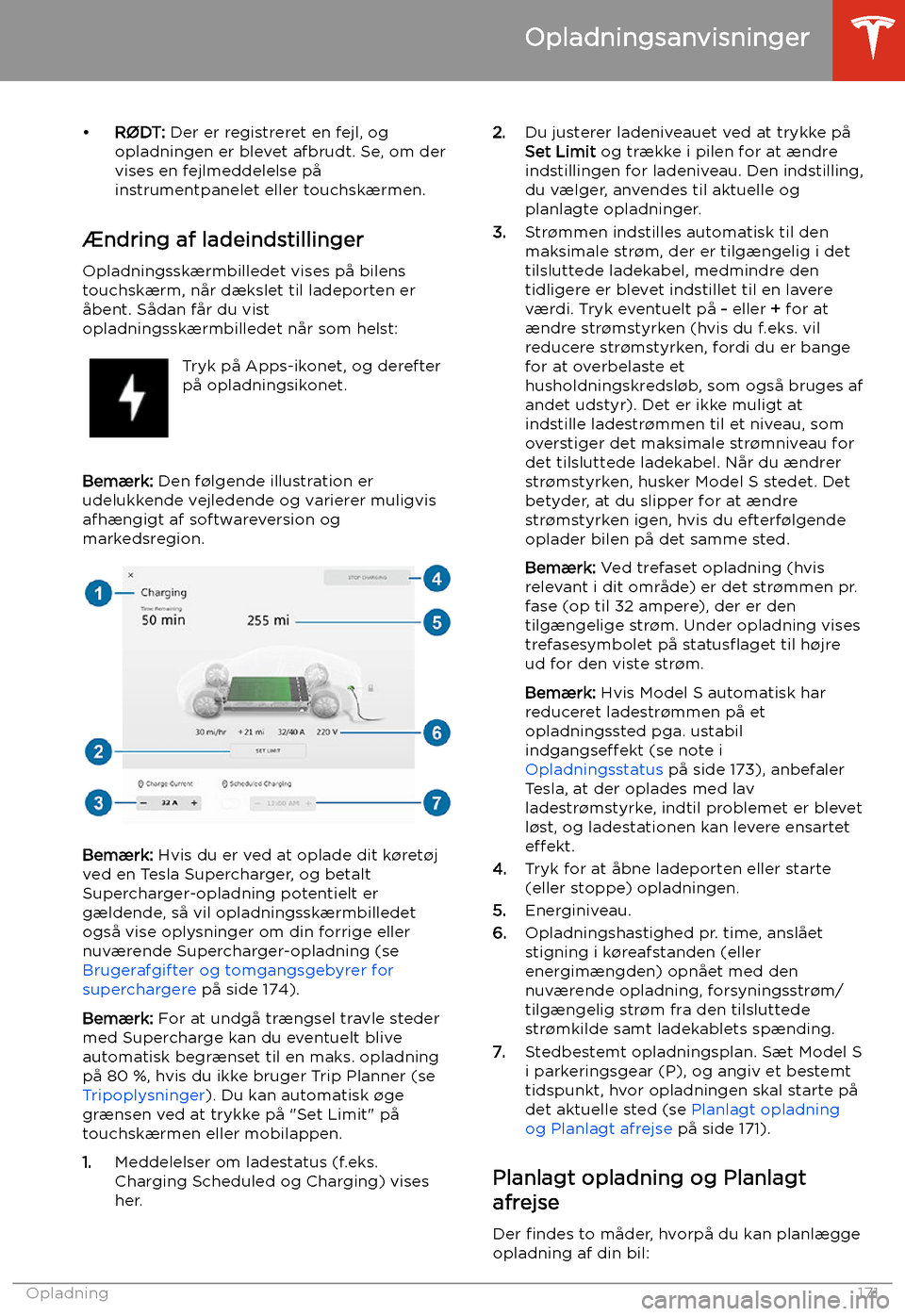 TESLA MODEL S 2020 Instruktionsbog (in Danish) TESLA MODEL S 2020 Instruktionsbog (in Danish)