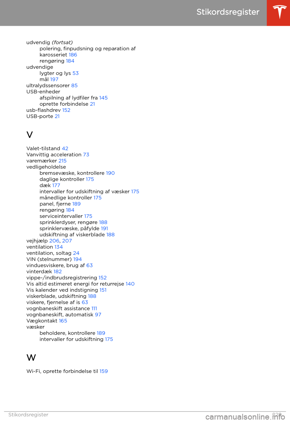 TESLA MODEL S 2020 Instruktionsbog (in Danish) udvendig (fortsat)polering, TESLA MODEL S 2020 Instruktionsbog (in Danish) udvendig (fortsat)polering,
