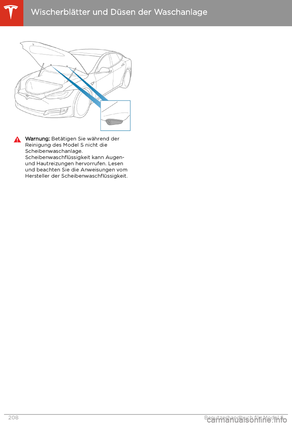TESLA MODEL S 2020 Betriebsanleitung (in German) Warnung: Bet TESLA MODEL S 2020 Betriebsanleitung (in German) Warnung: Bet
