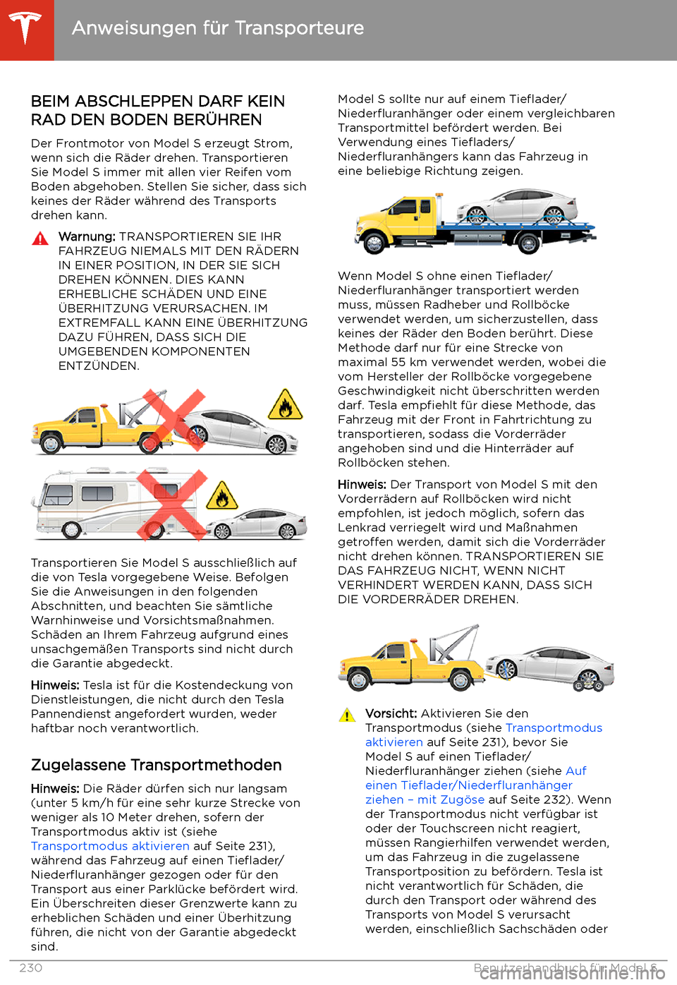 TESLA MODEL S 2020 Betriebsanleitung (in German) Anweisungen f TESLA MODEL S 2020 Betriebsanleitung (in German) Anweisungen f
