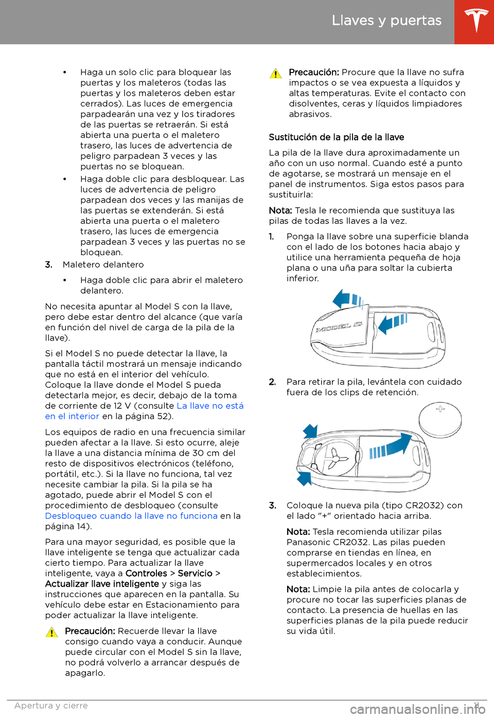 TESLA MODEL S 2020  Manual del propietario (in Spanish)  
