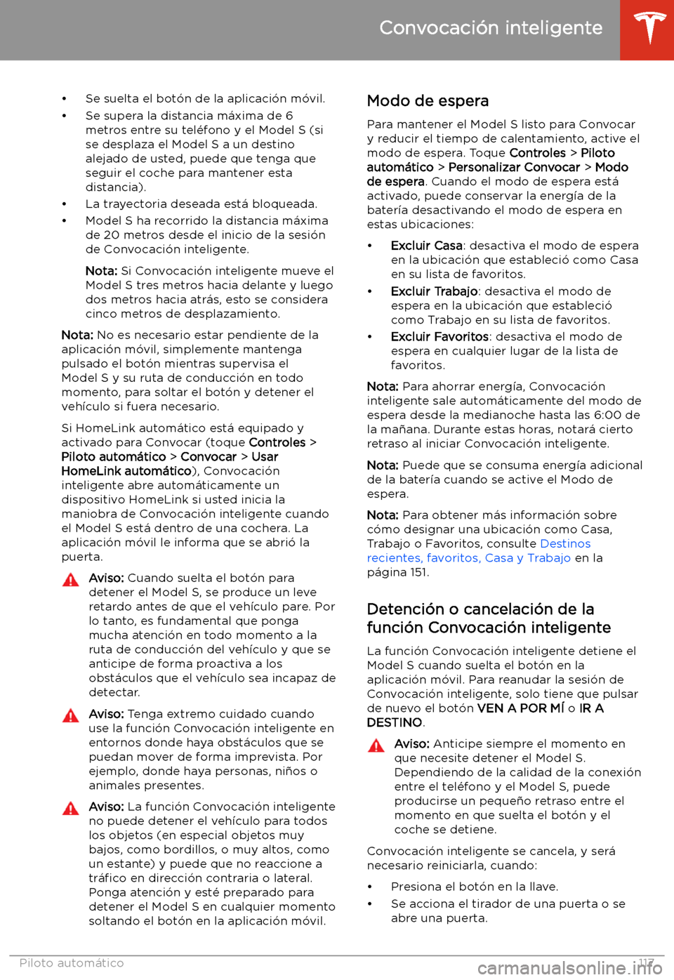 TESLA MODEL S 2020 Manual del propietario (in Spanish) TESLA MODEL S 2020 Manual del propietario (in Spanish)