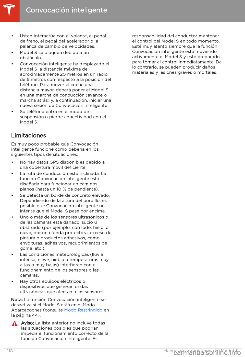TESLA MODEL S 2020 Manual del propietario (in Spanish) TESLA MODEL S 2020 Manual del propietario (in Spanish)