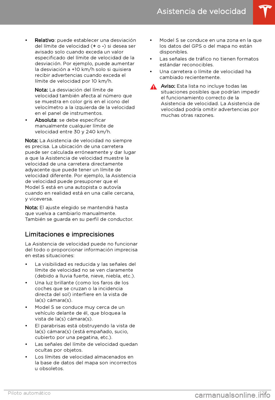 TESLA MODEL S 2020  Manual del propietario (in Spanish)  