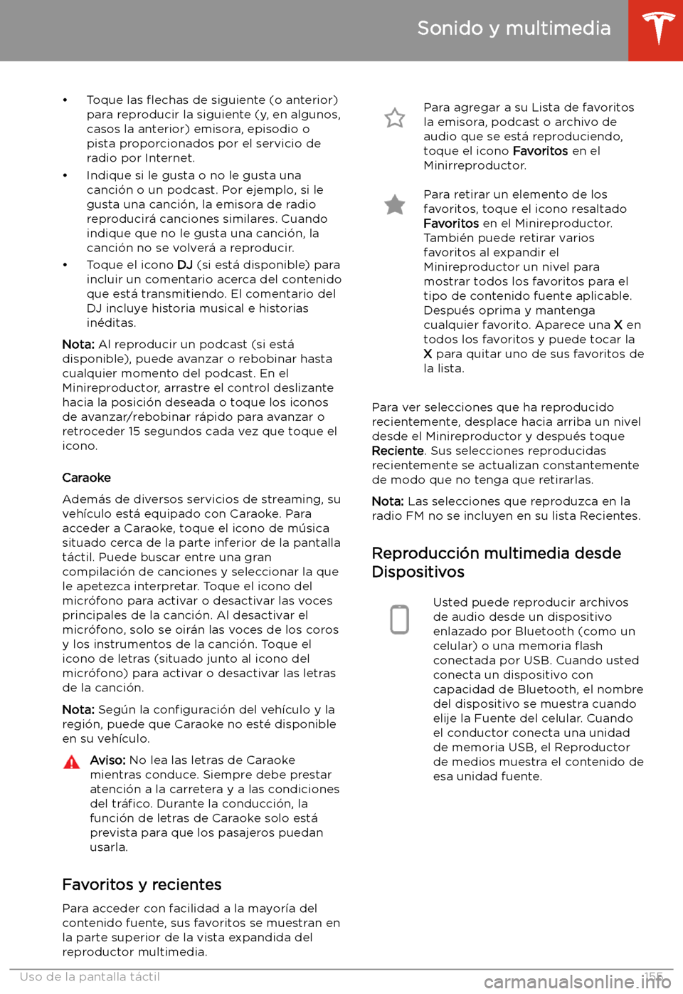 TESLA MODEL S 2020 Manual del propietario (in Spanish) TESLA MODEL S 2020 Manual del propietario (in Spanish)