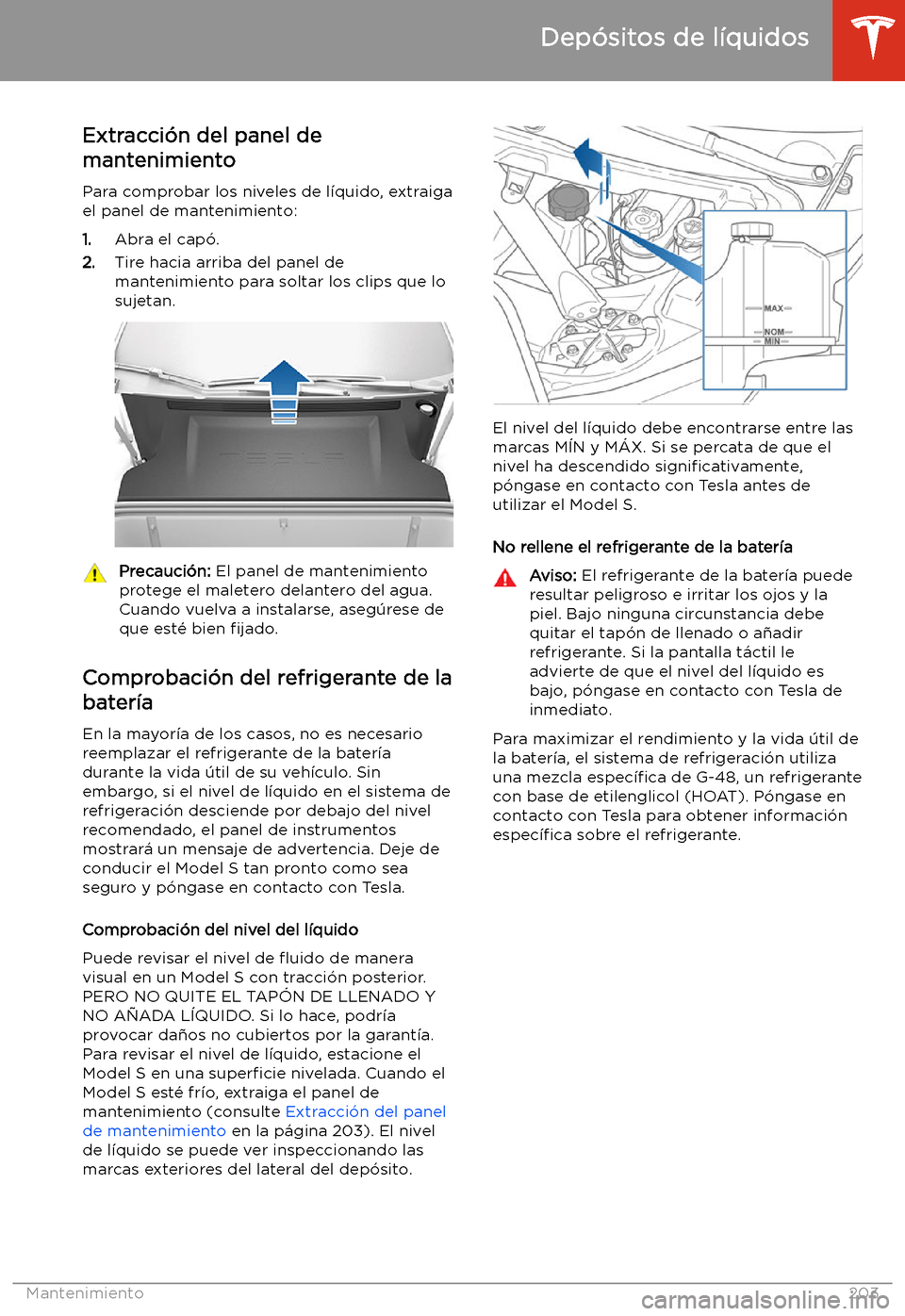 TESLA MODEL S 2020 Manual del propietario (in Spanish) Dep TESLA MODEL S 2020 Manual del propietario (in Spanish) Dep