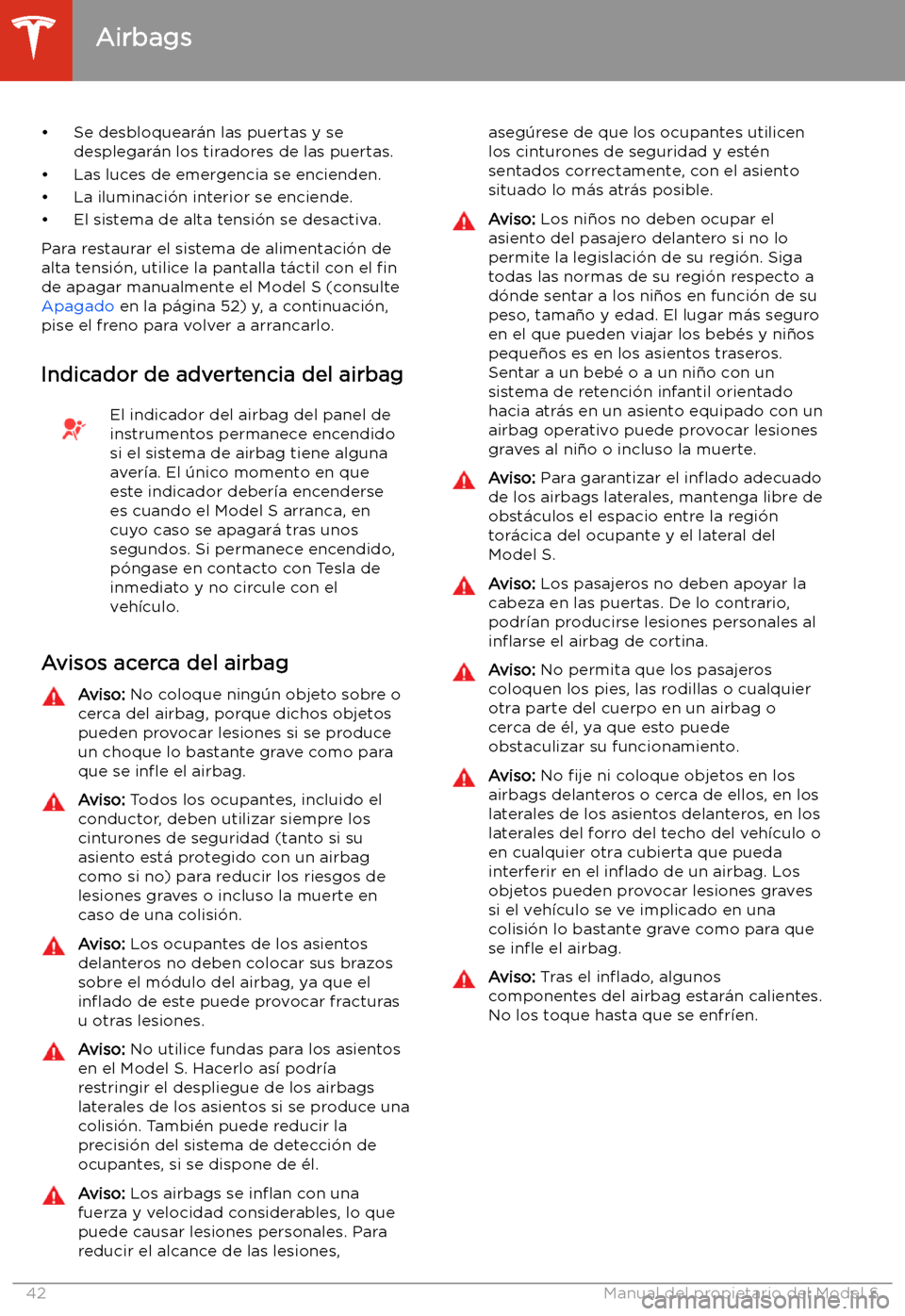 TESLA MODEL S 2020  Manual del propietario (in Spanish)  