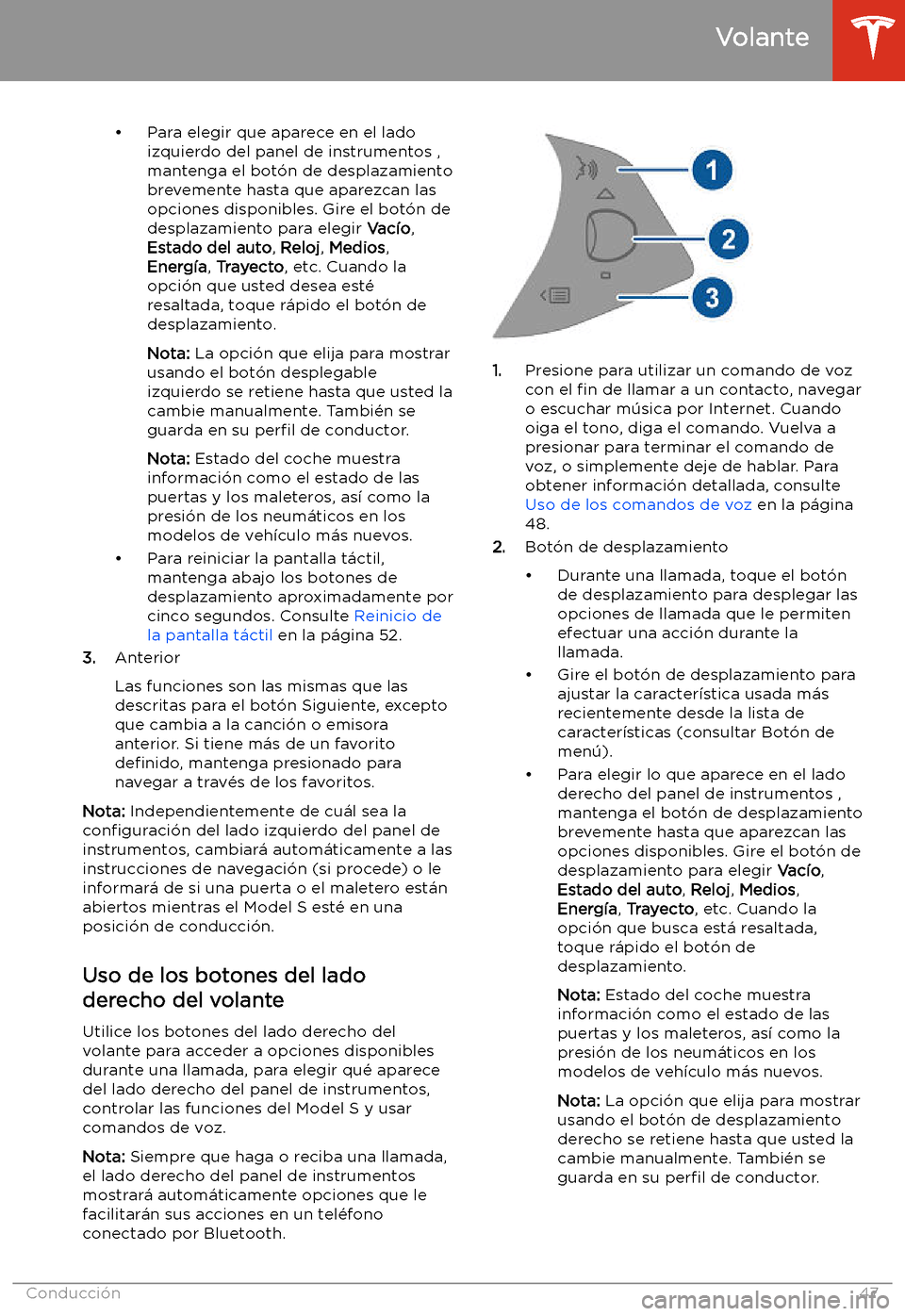 TESLA MODEL S 2020  Manual del propietario (in Spanish)  