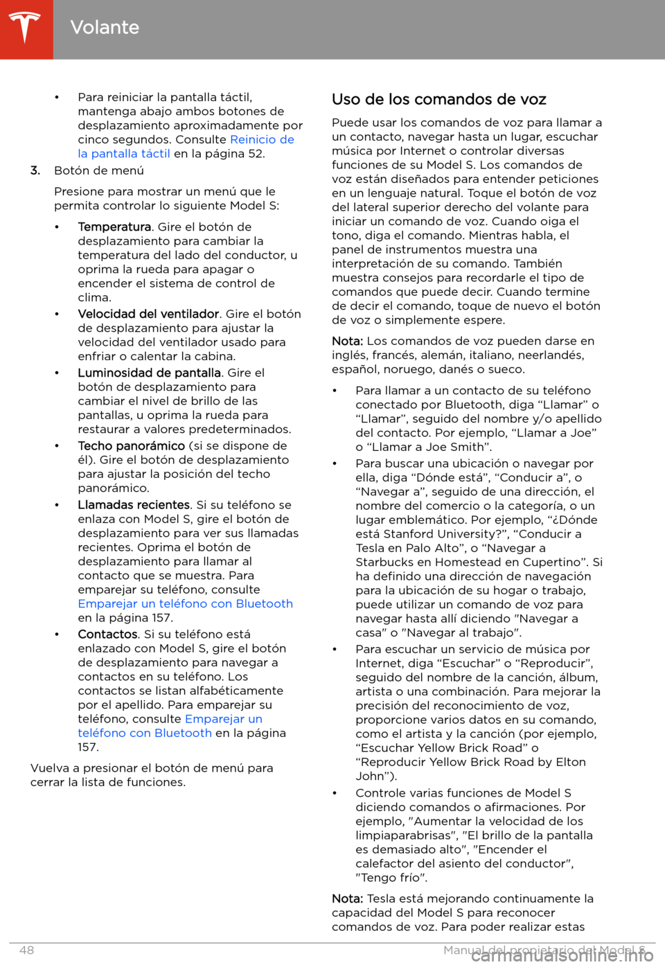 TESLA MODEL S 2020  Manual del propietario (in Spanish)  