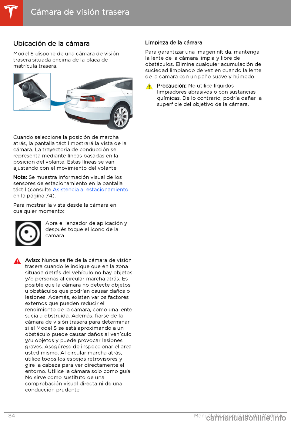TESLA MODEL S 2020  Manual del propietario (in Spanish)  C
