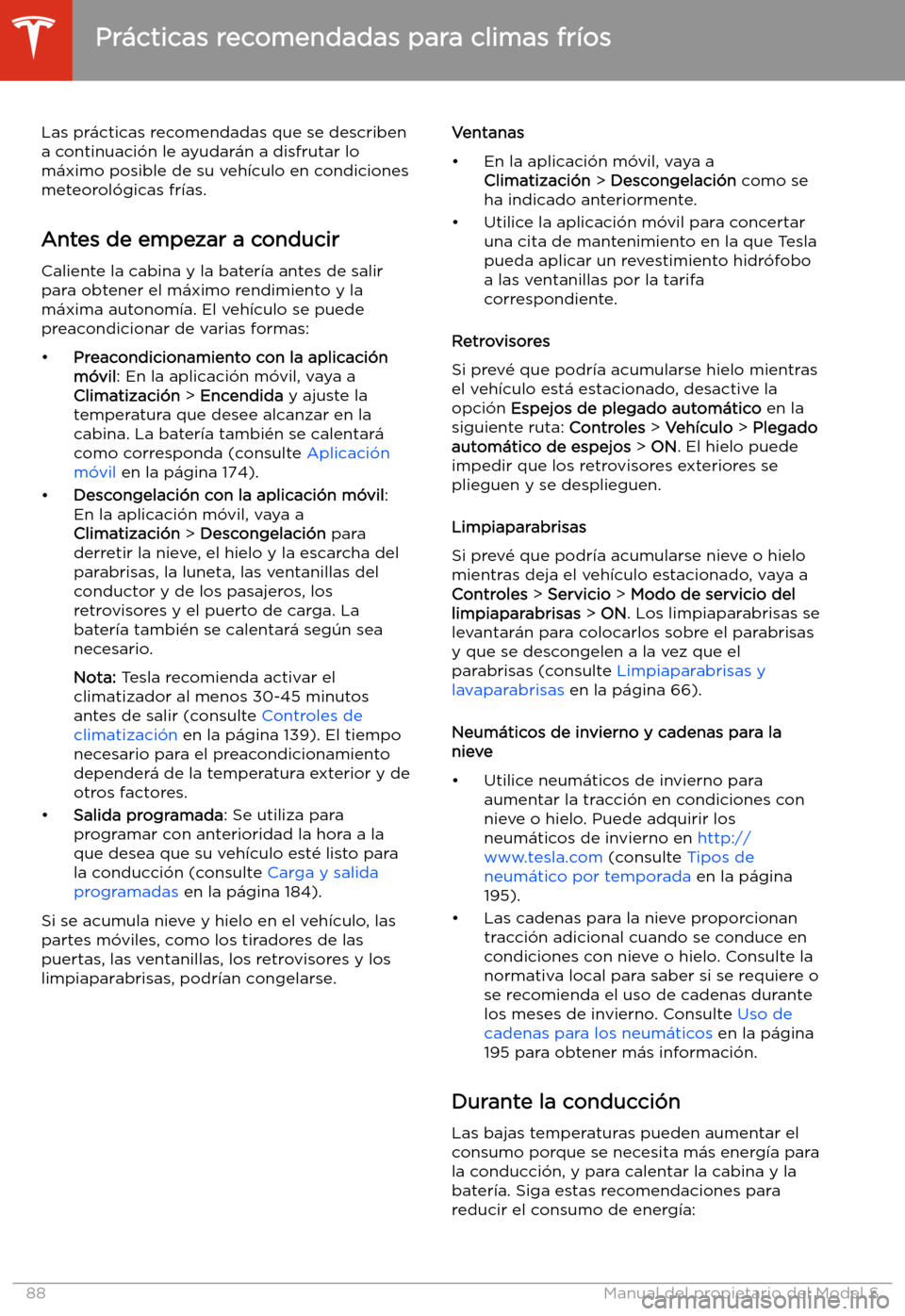 TESLA MODEL S 2020  Manual del propietario (in Spanish)  Las pr