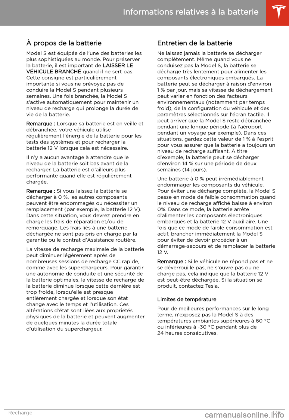 TESLA MODEL S 2020  Manuel du propriétaire (in French) Informations relatives 