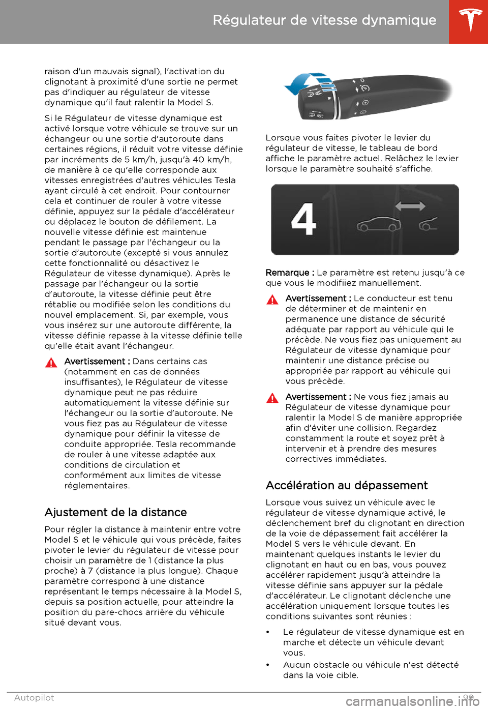 TESLA MODEL S 2020  Manuel du propriétaire (in French) raison d