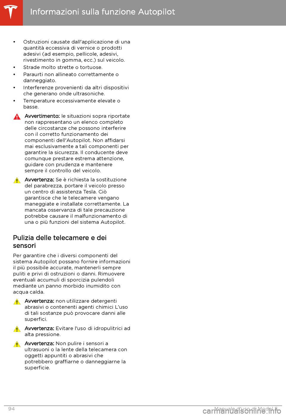 TESLA MODEL S 2020 Manuale del proprietario (in Italian) TESLA MODEL S 2020 Manuale del proprietario (in Italian)