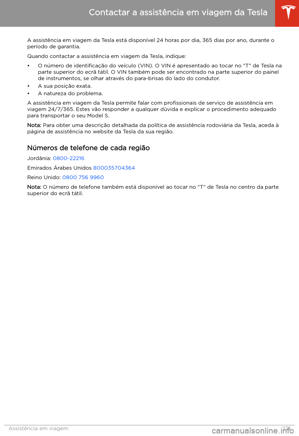 TESLA MODEL S 2020 Manual do proprietário (in Portuguese) Assist TESLA MODEL S 2020 Manual do proprietário (in Portuguese) Assist