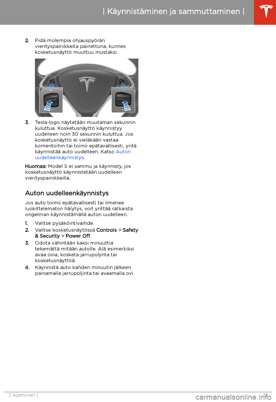 TESLA MODEL S 2020 Omistajan käsikirja (in Finnish) 2.Pid TESLA MODEL S 2020 Omistajan käsikirja (in Finnish) 2.Pid