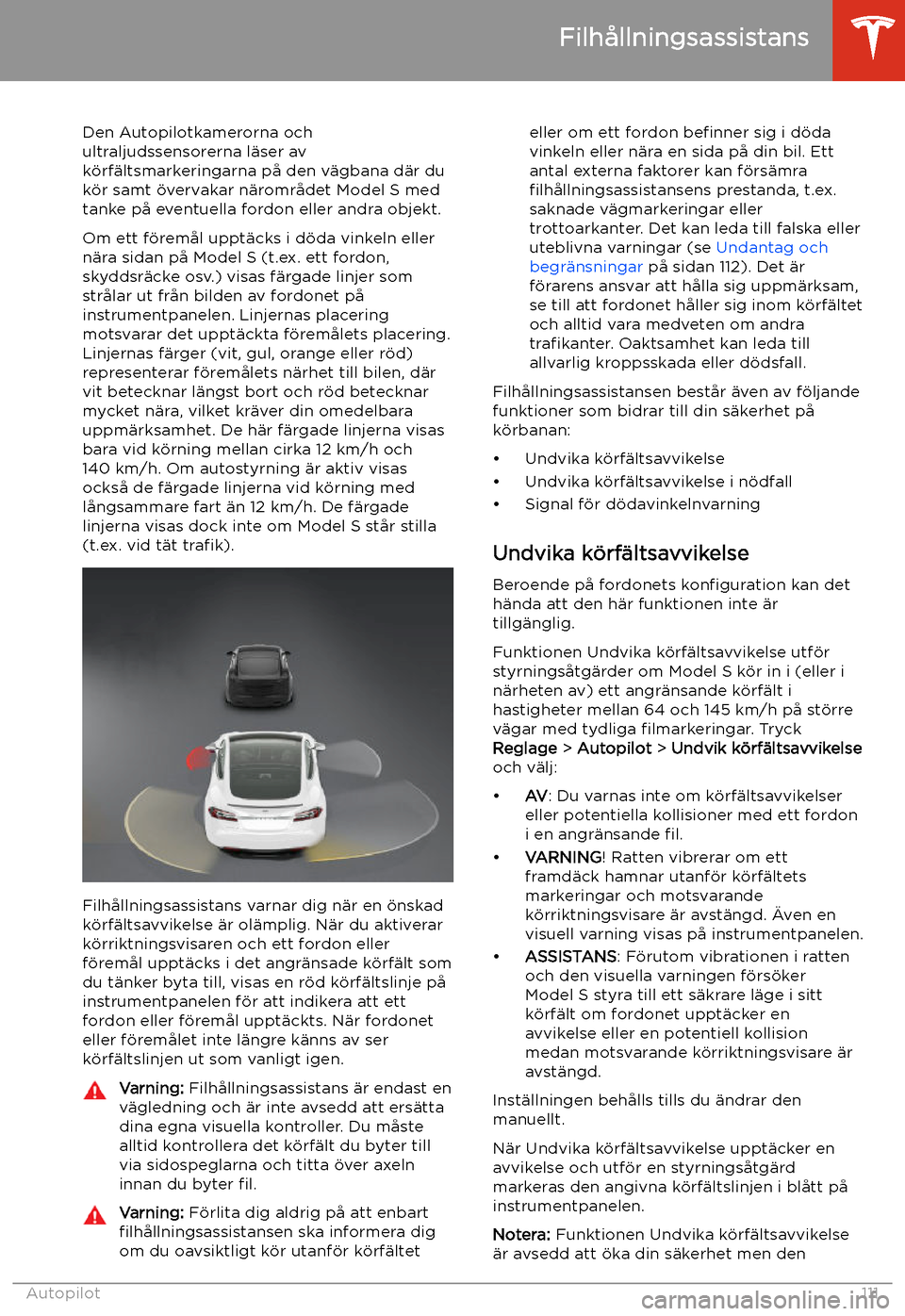 TESLA MODEL S 2020 Ägarmanual (in Swedish) Filh TESLA MODEL S 2020 Ägarmanual (in Swedish) Filh
