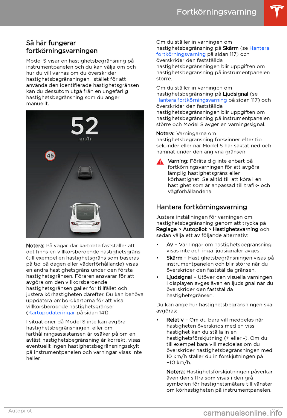 TESLA MODEL S 2020 Ägarmanual (in Swedish) Fortk TESLA MODEL S 2020 Ägarmanual (in Swedish) Fortk