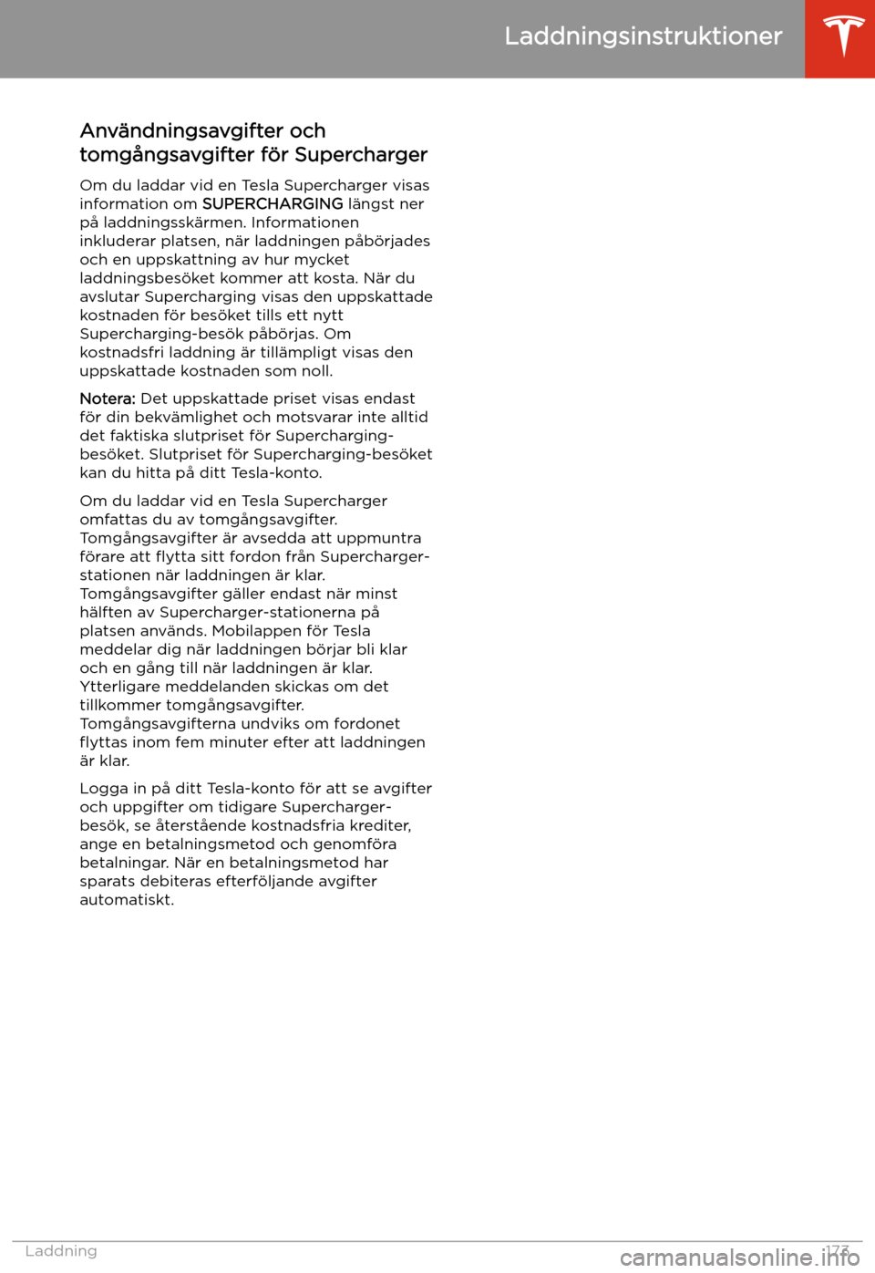 TESLA MODEL S 2020 Ägarmanual (in Swedish) Anv TESLA MODEL S 2020 Ägarmanual (in Swedish) Anv