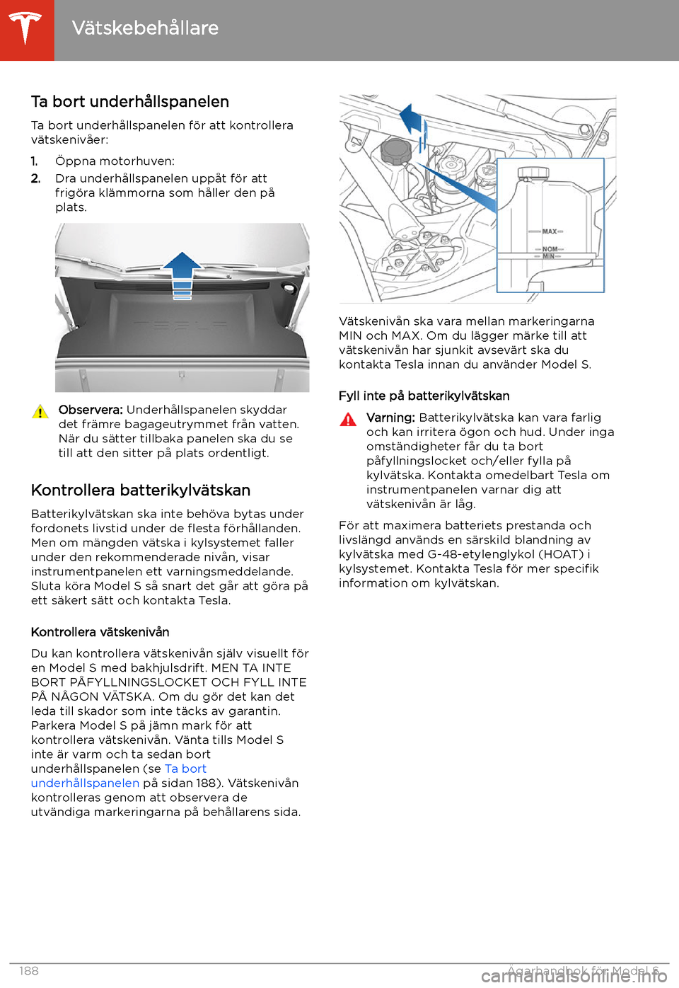 TESLA MODEL S 2020 Ägarmanual (in Swedish) V TESLA MODEL S 2020 Ägarmanual (in Swedish) V