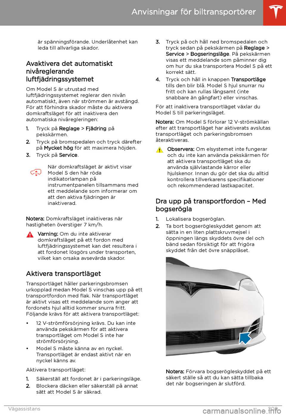 TESLA MODEL S 2020 Ägarmanual (in Swedish) TESLA MODEL S 2020 Ägarmanual (in Swedish)