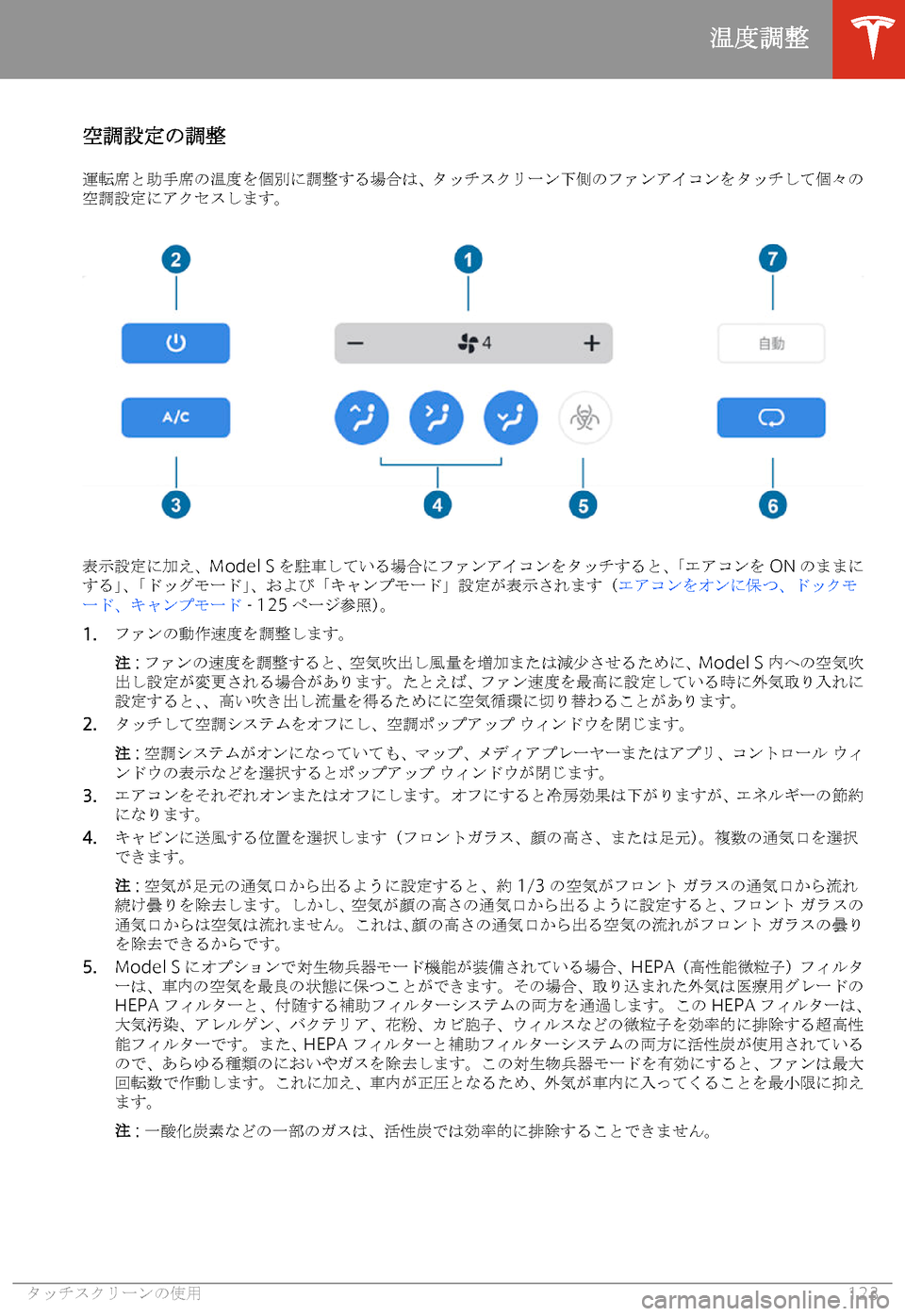 TESLA MODEL S 2020  取扱説明書 (in Japanese) 51*0