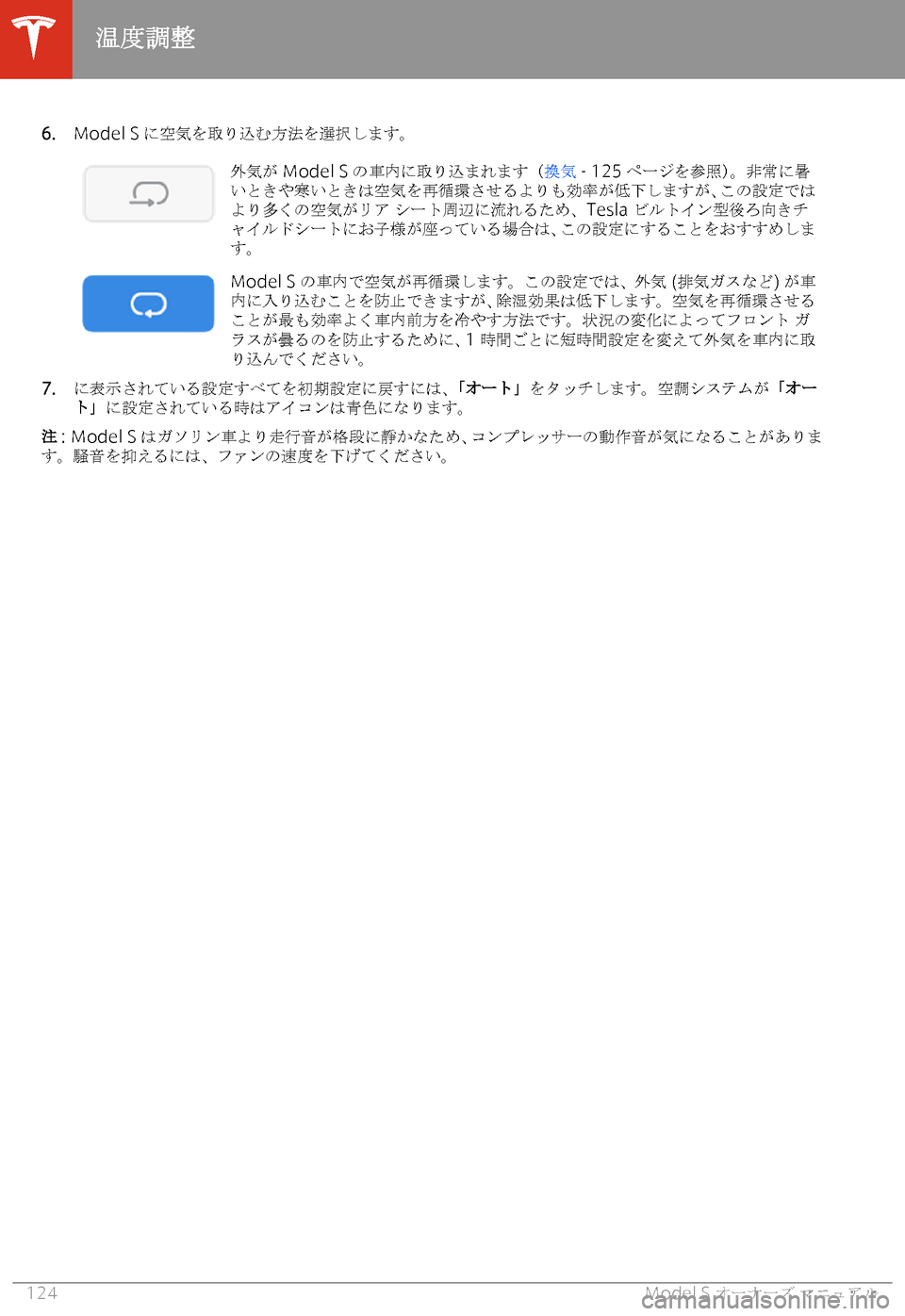TESLA MODEL S 2020  取扱説明書 (in Japanese) �6�.�M�o�d�e�l ��S�  _5