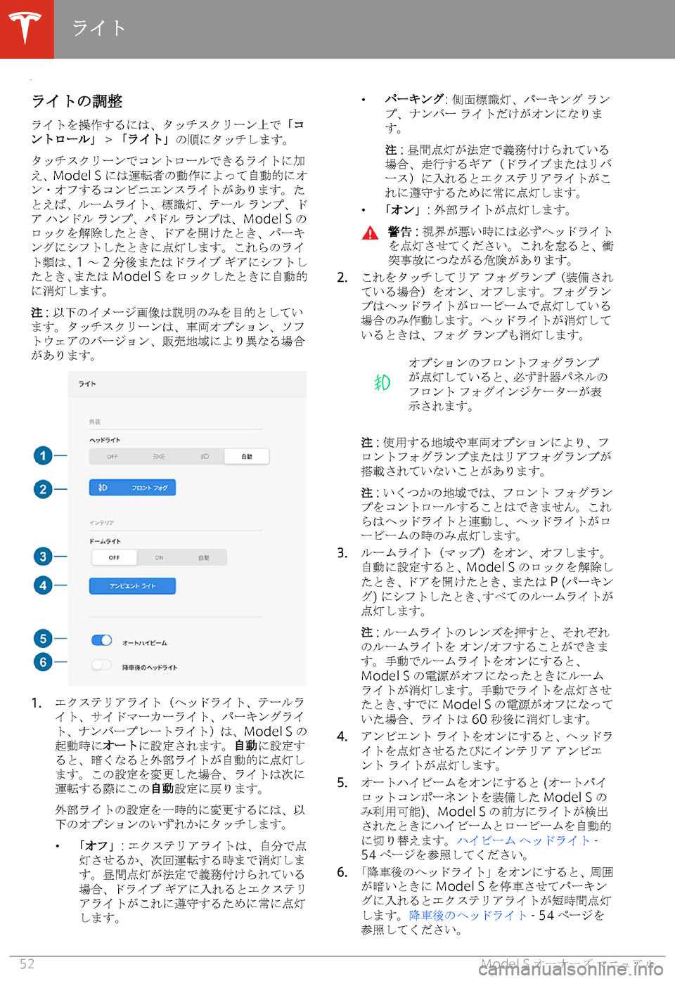 TESLA MODEL S 2020  取扱説明書 (in Japanese) 