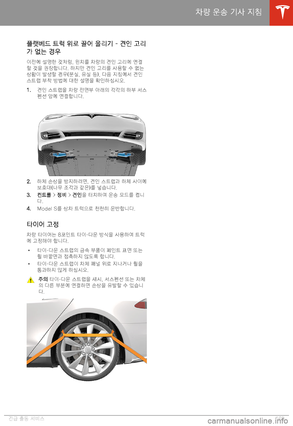 TESLA MODEL S 2020  사용자 가이드 (in Korean) K)-