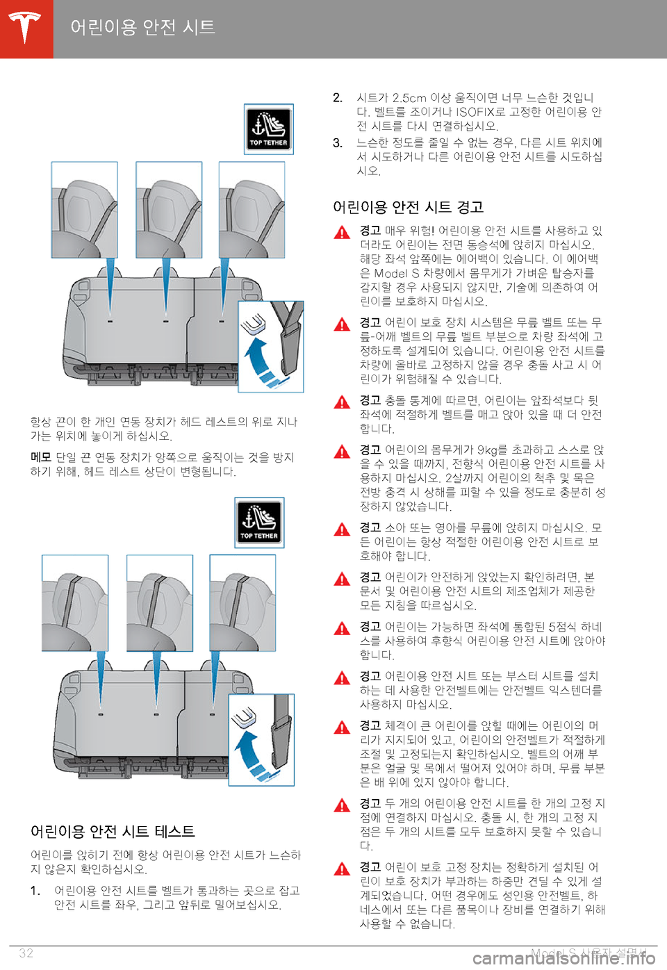 TESLA MODEL S 2020  사용자 가이드 (in Korean) Km6