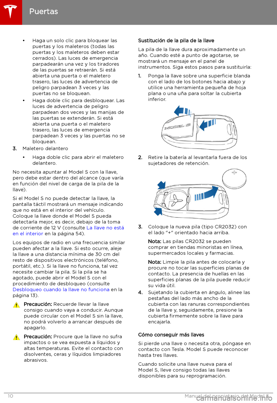 TESLA MODEL S 2019  Manual del propietario (in Spanish) 