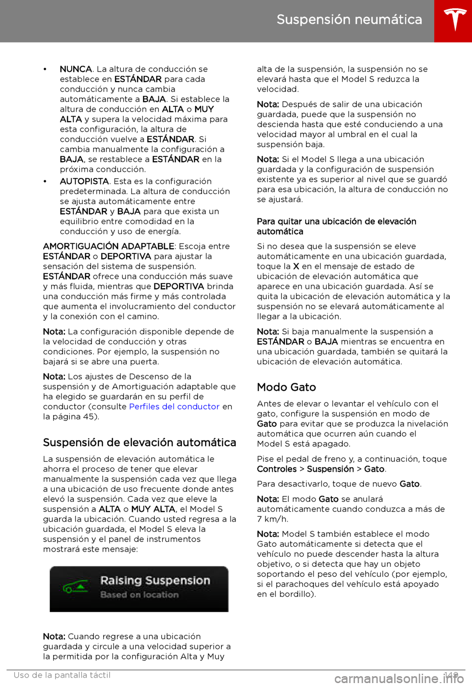 TESLA MODEL S 2019 Manual del propietario (in Spanish) TESLA MODEL S 2019 Manual del propietario (in Spanish)