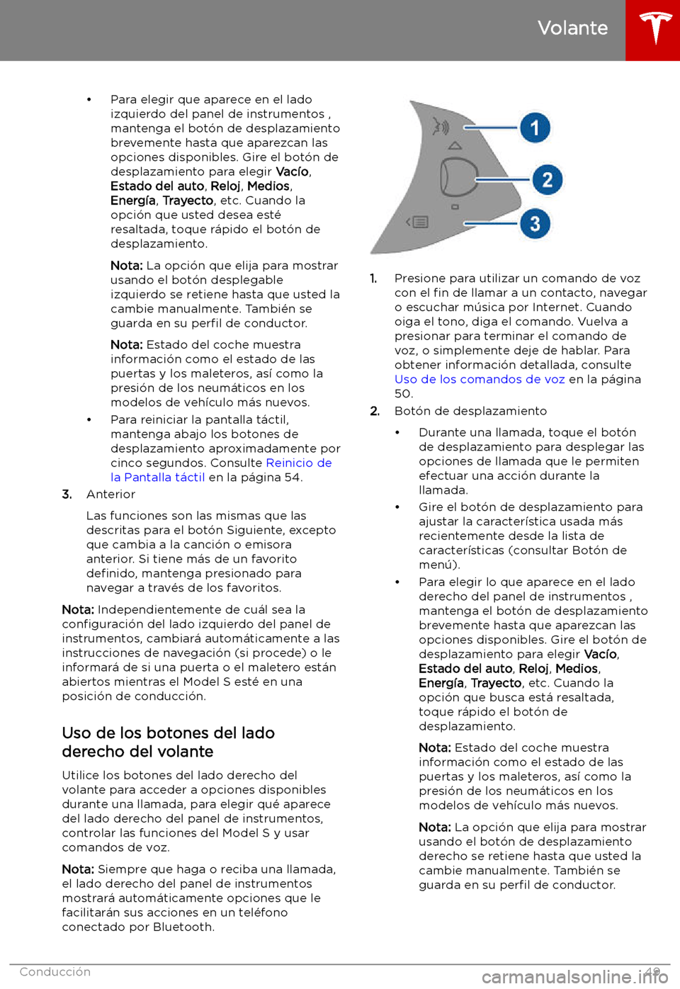 TESLA MODEL S 2019  Manual del propietario (in Spanish) 