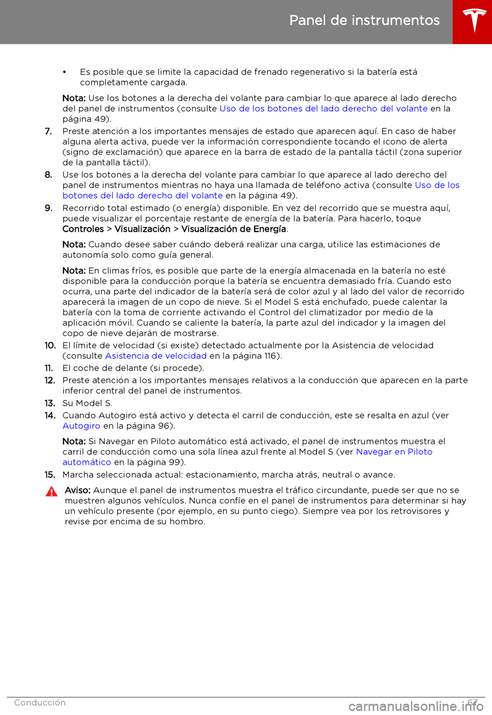 TESLA MODEL S 2019  Manual del propietario (in Spanish) 