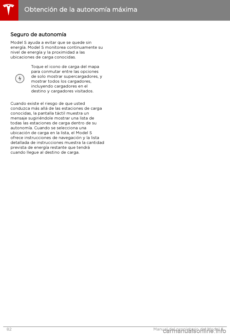 TESLA MODEL S 2019  Manual del propietario (in Spanish) Seguro de autonom