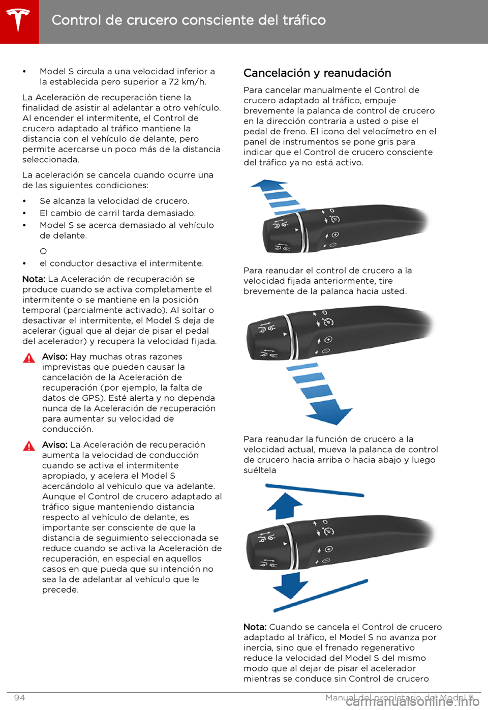 TESLA MODEL S 2019  Manual del propietario (in Spanish) 