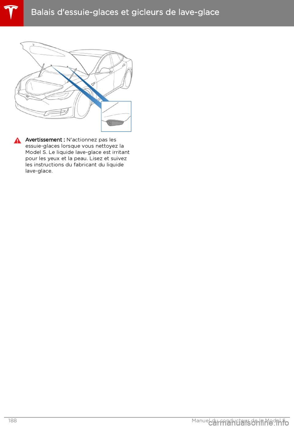 TESLA MODEL S 2019 Manuel du propriétaire (in French) Avertissement : N TESLA MODEL S 2019 Manuel du propriétaire (in French) Avertissement : N