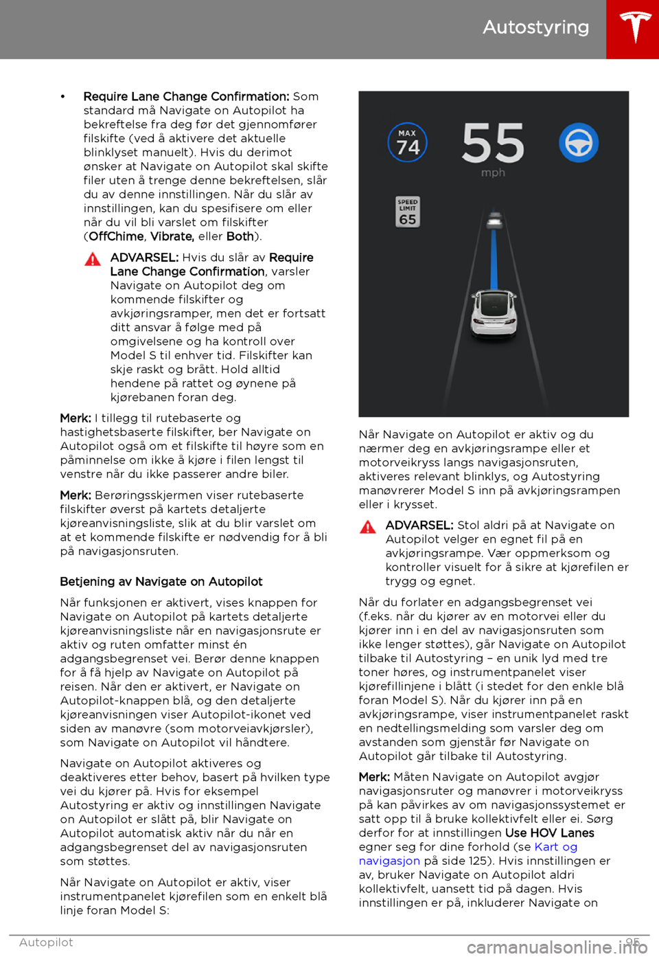 TESLA MODEL S 2019 Brukerhåndbok (in Norwegian) TESLA MODEL S 2019 Brukerhåndbok (in Norwegian)