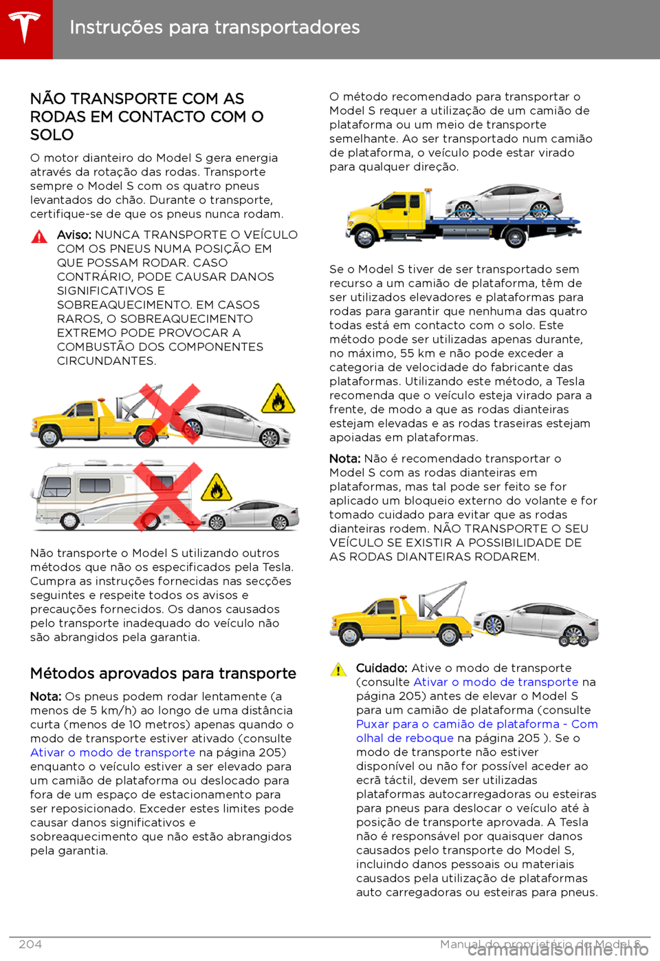 TESLA MODEL S 2019 Manual do proprietário (in Portuguese) Instru TESLA MODEL S 2019 Manual do proprietário (in Portuguese) Instru