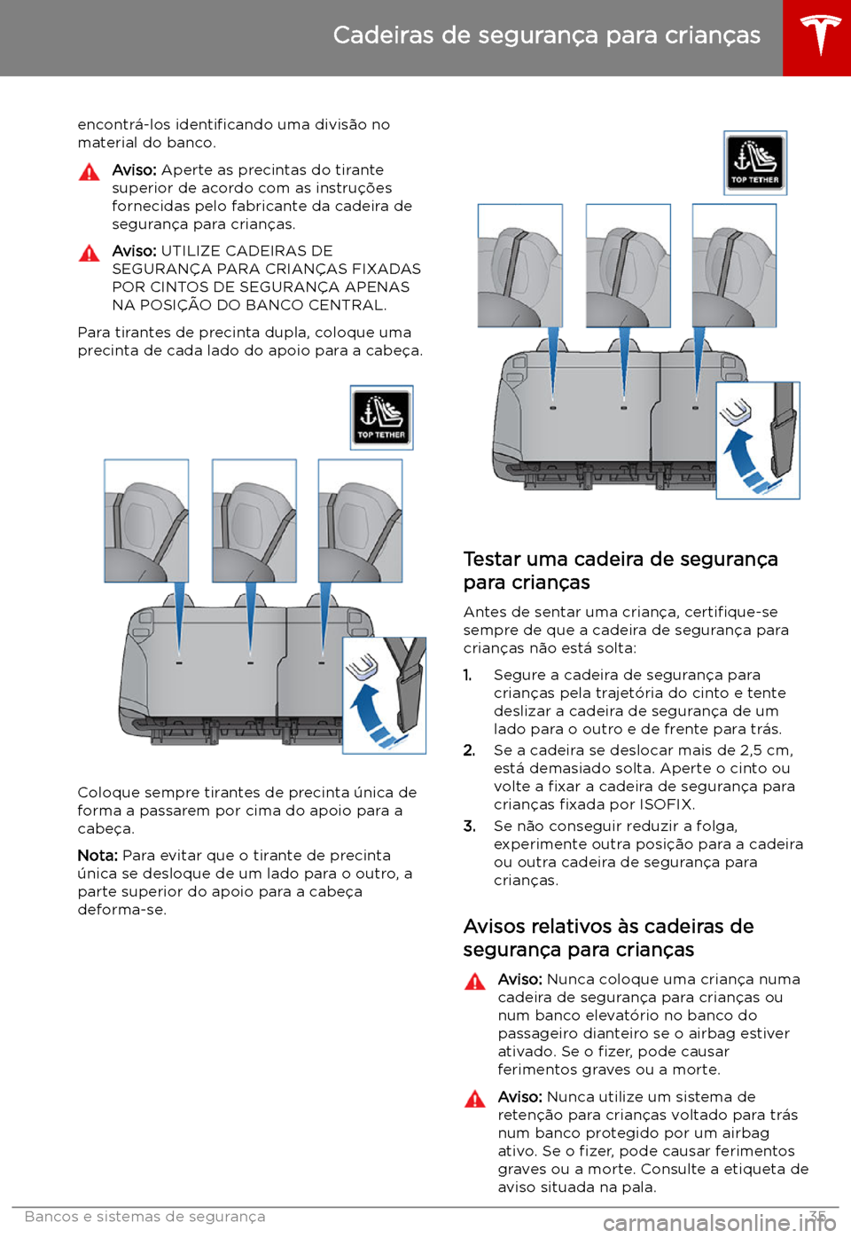 TESLA MODEL S 2019  Manual do proprietário (in Portuguese) encontr