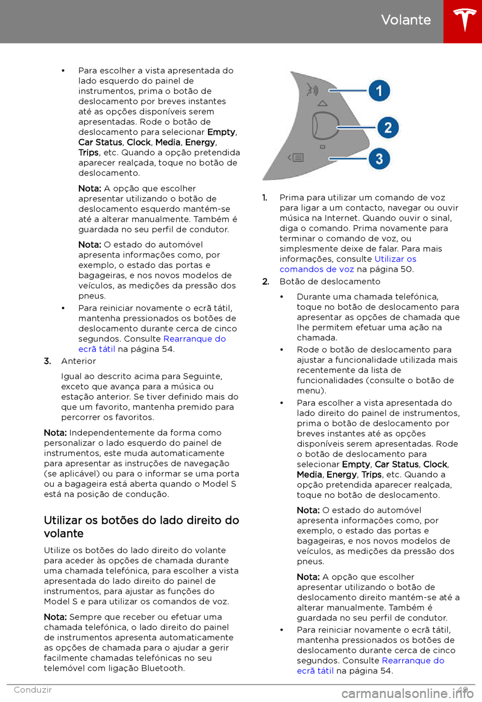 TESLA MODEL S 2019  Manual do proprietário (in Portuguese) 