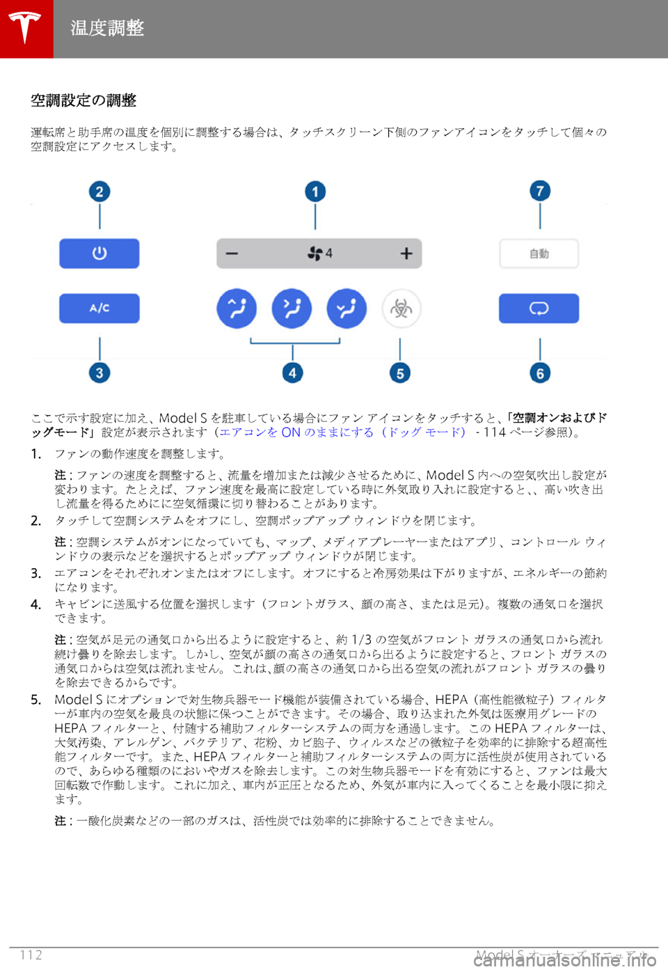 TESLA MODEL S 2019  取扱説明書 (in Japanese) 51*0