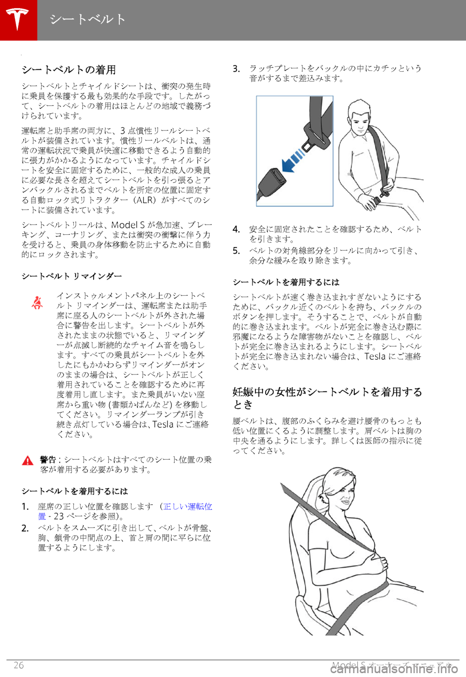 TESLA MODEL S 2019  取扱説明書 (in Japanese) 