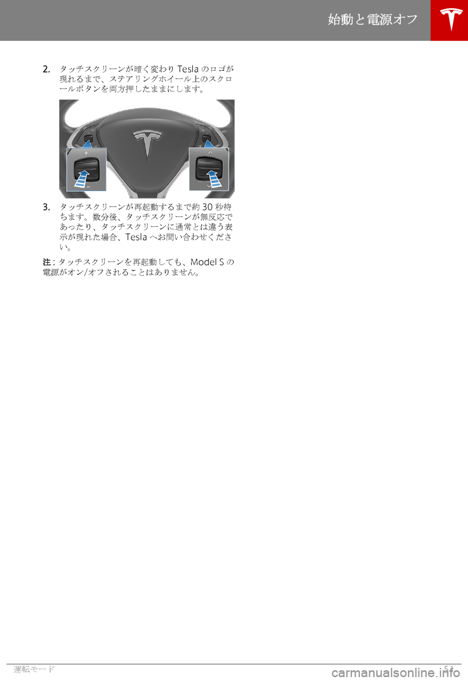 TESLA MODEL S 2019  取扱説明書 (in Japanese) �2�.